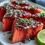 Watermelon Tajin Lime Slices