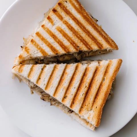Havarti Caramelized Leek Grilled Cheese