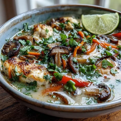 Thai Coconut Curry Soup Bowl