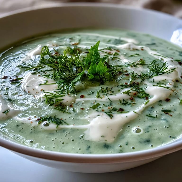 Creamy Celery and Herb Soup served hot in a rustic bowl, paired with crusty bread for dipping.