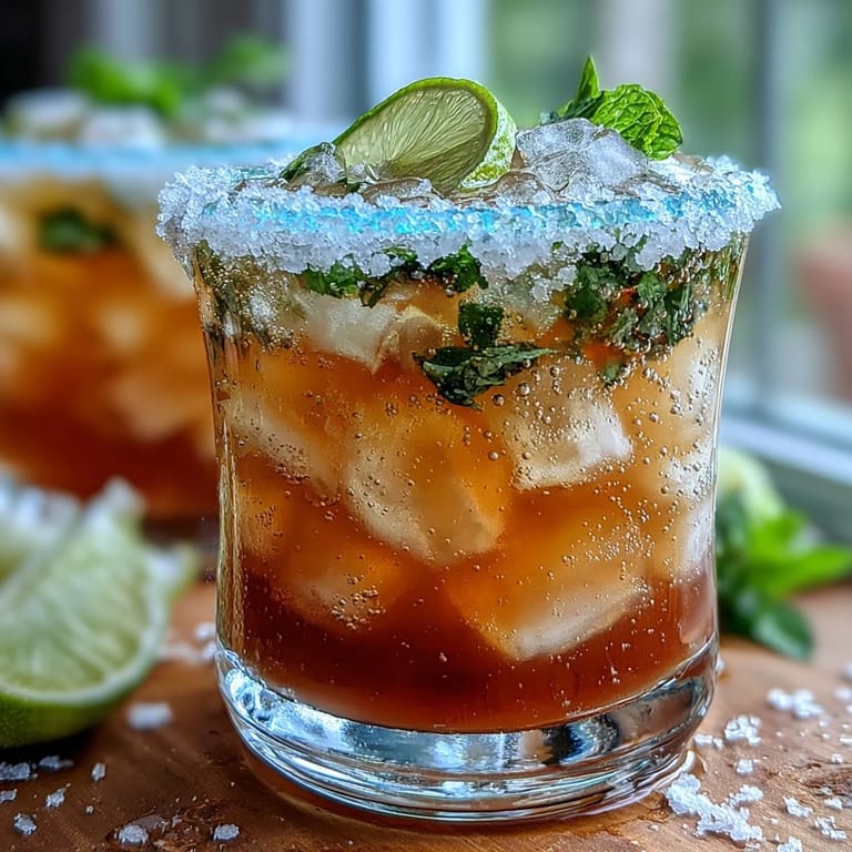 Zesty Cinco de Mayo Margarita Mocktail with Lime and Salt Rim, sparkling with fresh citrus and perfect for a celebratory toast.