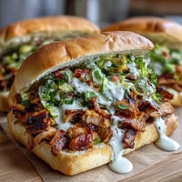 Juicy BBQ chicken sliders with tangy coleslaw on soft buns, perfect for festive 4th of July gatherings.
